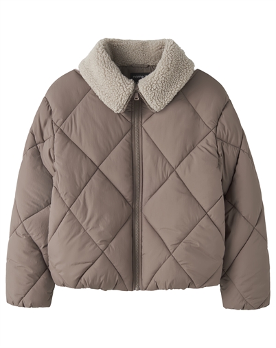 Name It - NKFMelbourne Puffer Jakke - Brown Lentil